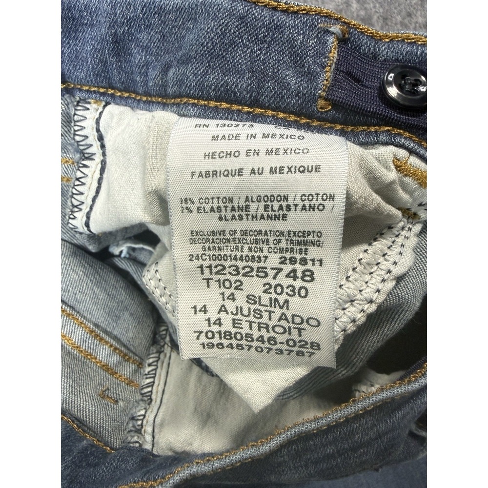 Wrangler Boys Classic Straight Jeans Size 14 Slim - Picture 4 of 12